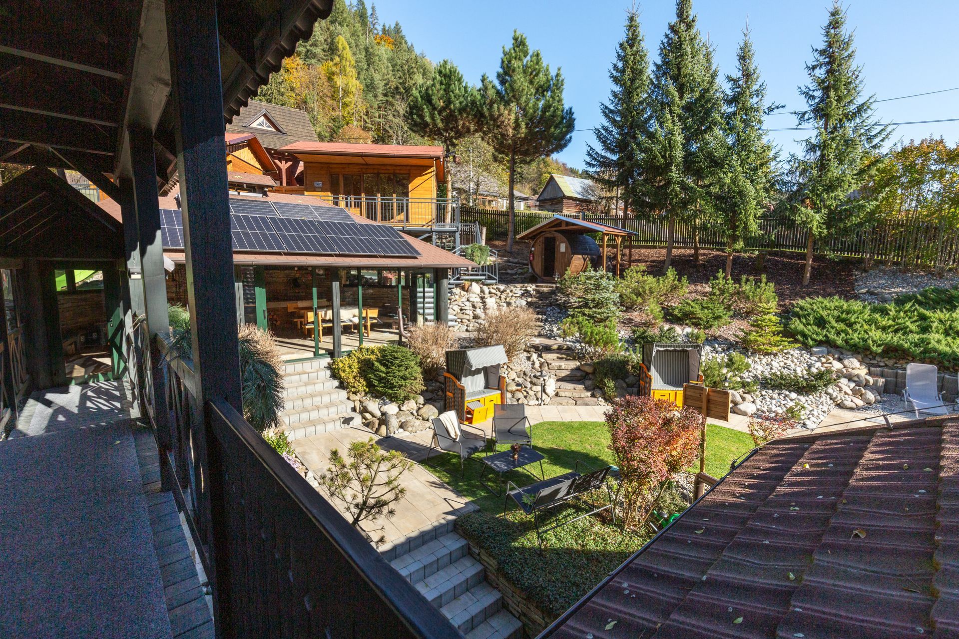 výhľad na záhradku - driečna