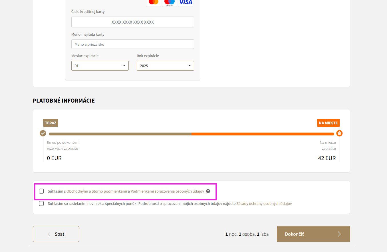 A screenshot of a website with a purple arrow pointing to a button.