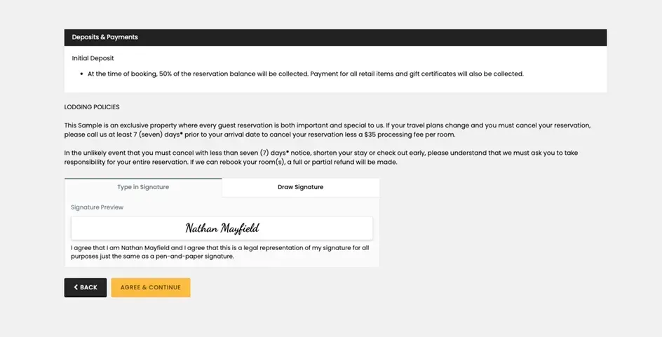A screenshot of a website with a warranty form on it.