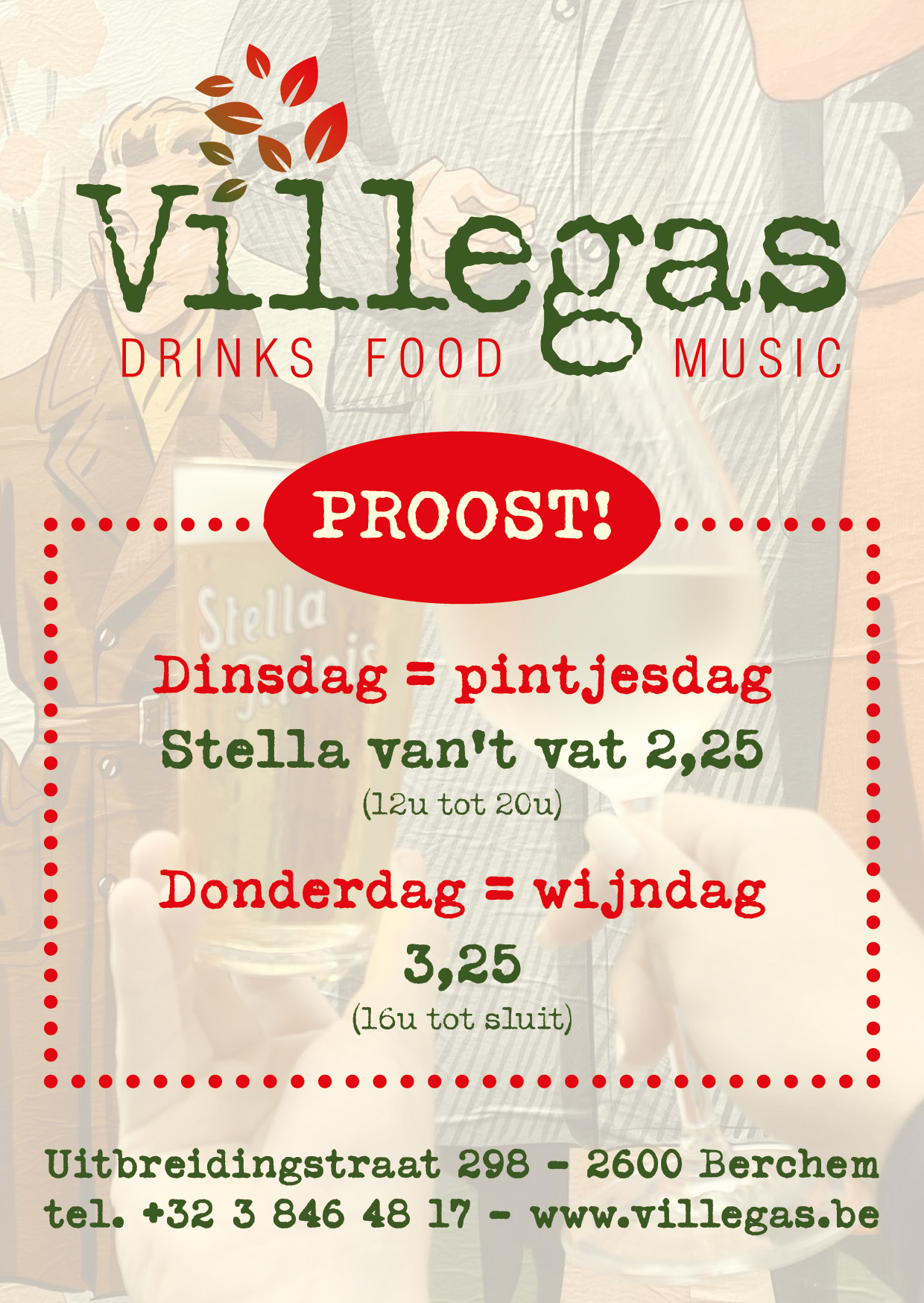 Villegas proost acties