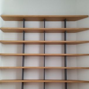 libreria minimalista su misura