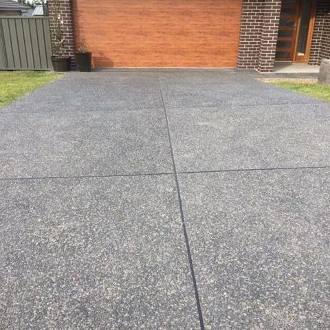Exposed Aggregate — East Maitland, NSW — DMK Concrete & Excavations