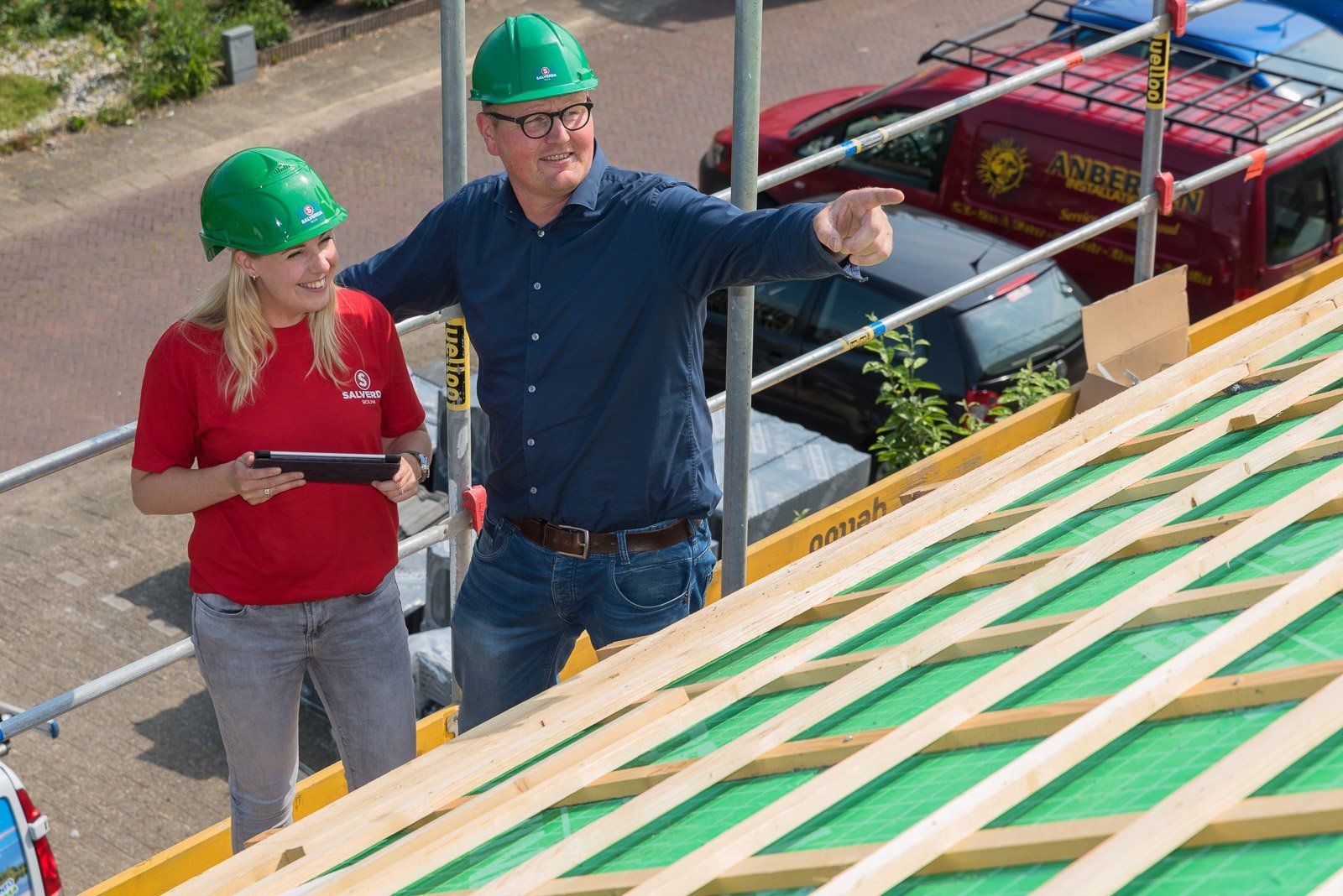 Portfolio Walter Frisart FOTOwerk voor Bouwkunst en Architectuur:  Renovatieproject met bewoners begeleider en uitvoerder voor Salverda Bouw