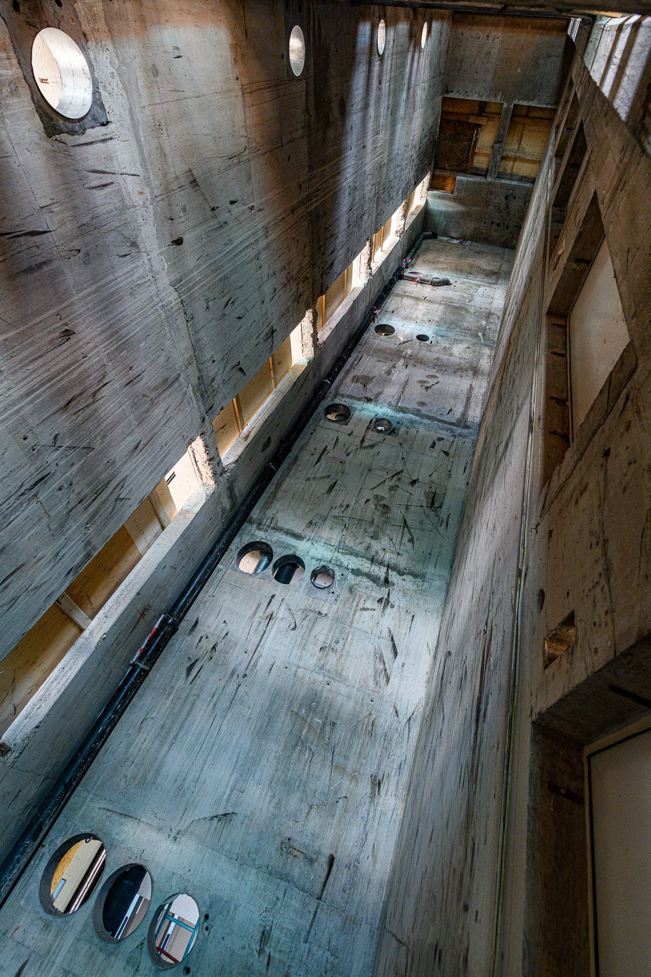 Portfolio Walter Frisart FOTOwerk Bouwfotograaf, Bouwplaatsfotograaf en projectfotograaf:  Liftschacht project Rotterdam Nw Hoboken voor Crefu