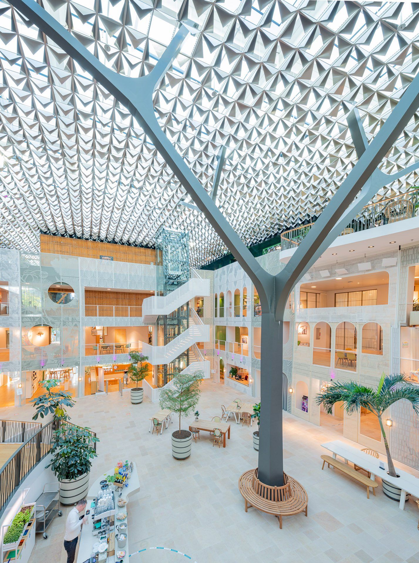 Portfolio Walter Frisart FOTOwerk Vastgoedfotograaf:  Interieur kantoor Goededoelen Amsterdam voor Bakker Natuursteen