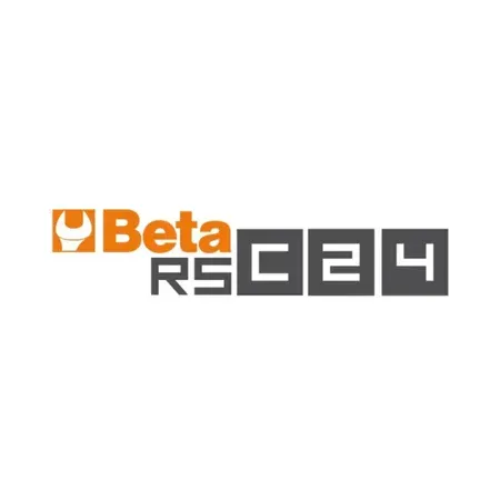 Logo pour Beta RS C24 : graphique d’une clé orange, lettres et chiffres gris sur fond blanc.