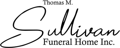 The logo for sample funeral home is shown on a white background.