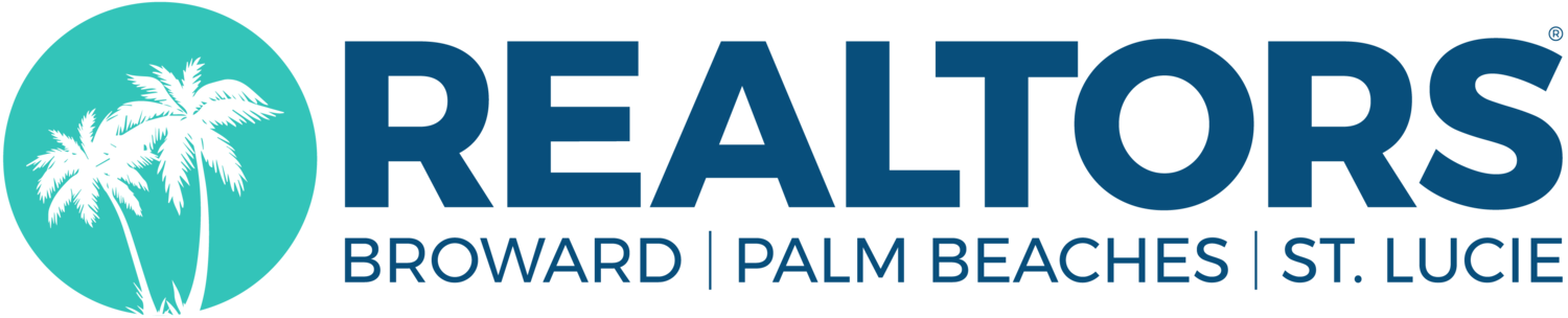 The logo for realtors broward palm beaches st. lucie