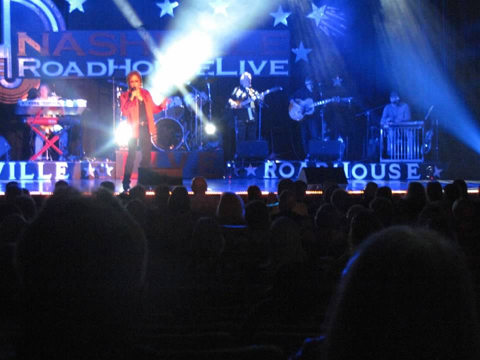 Performing at Nashville Roadhouse Live