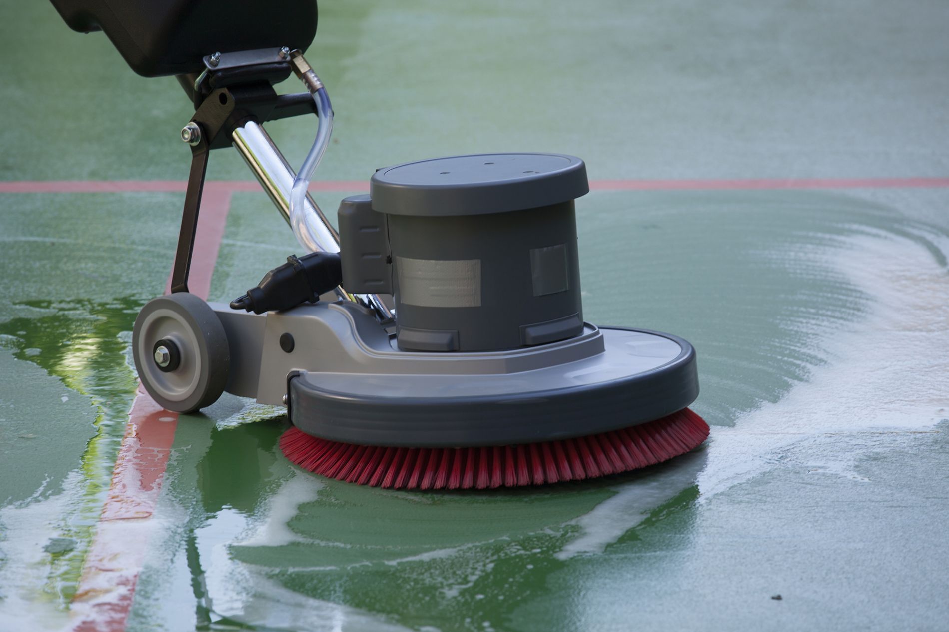 Lavaggio di pavimenti in pvc