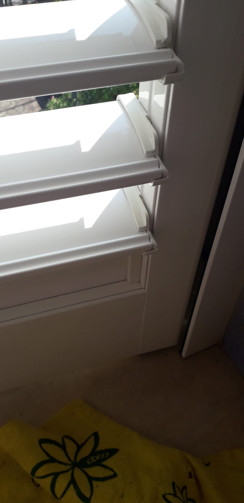 Lavaggio di tende a lamelle orizzontali