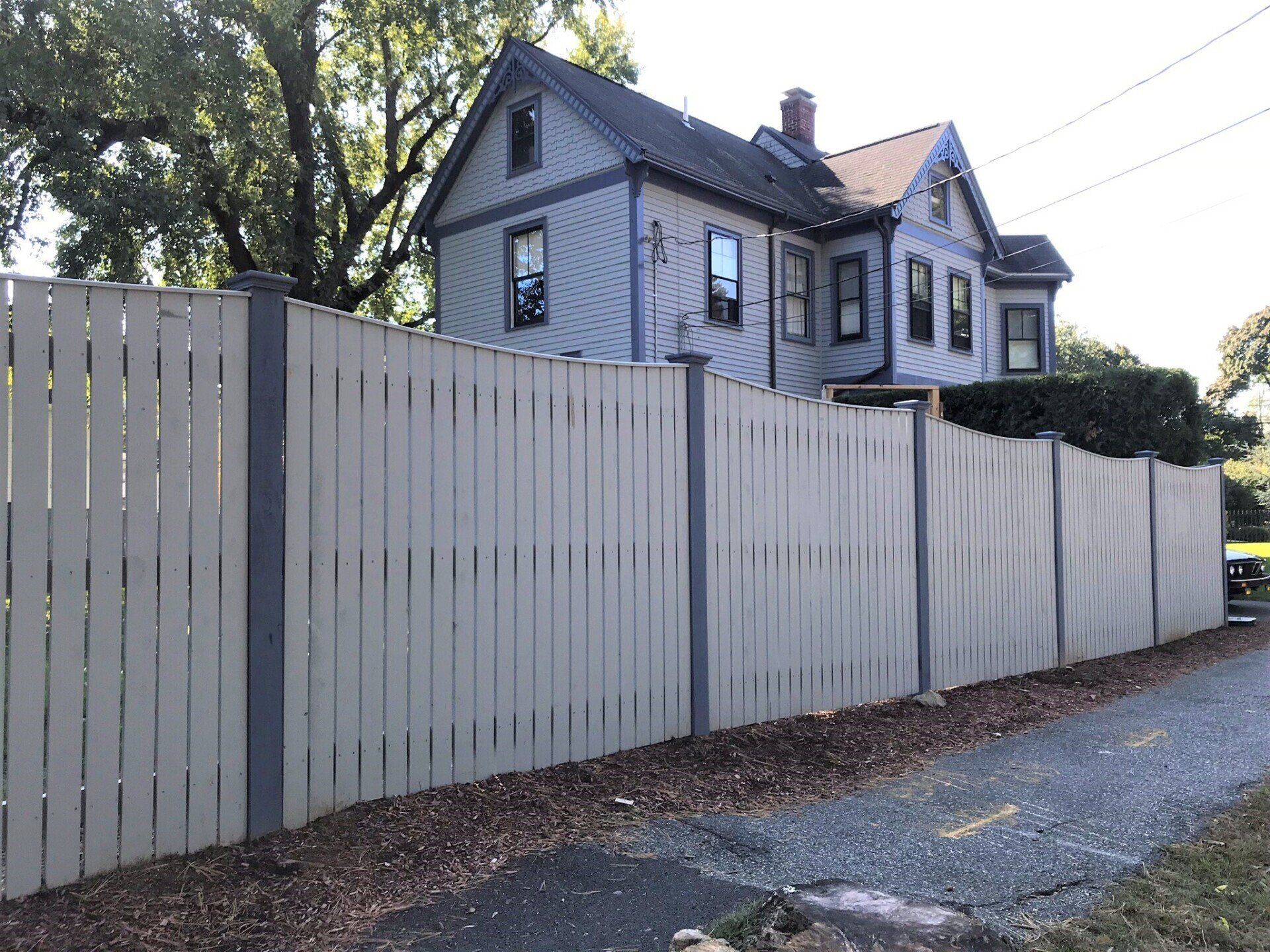 6 Scalloped Semi Privacy
