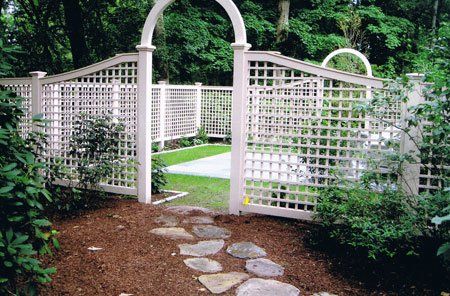 English lattice with slopes and halo