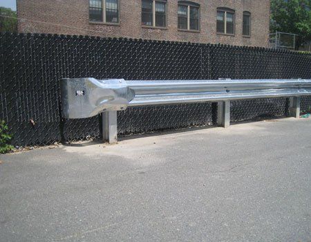 Steel guard rail