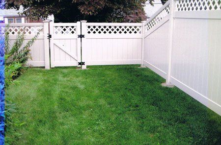 Vinyl 5 + 1 lattice top with slope to 3 + 1 lattice top