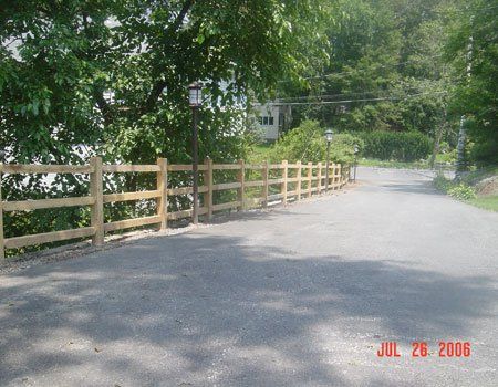 Three-rail red cedar