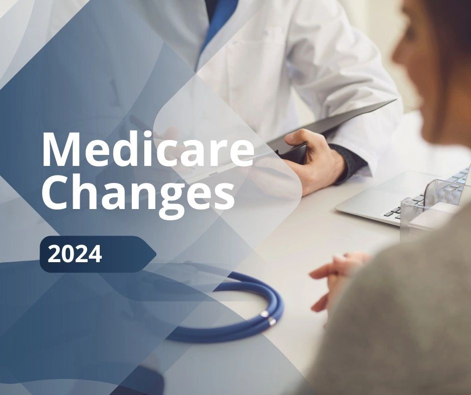 A doctor is talking to a patient about medicare changes in 2024