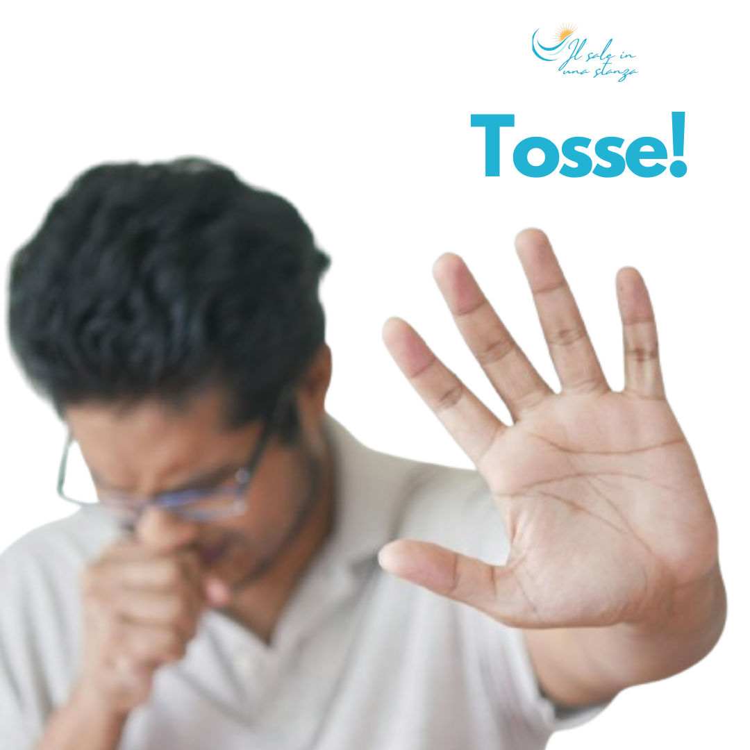 Un uomo si copre la bocca con la mano e le parole gli cadono addosso