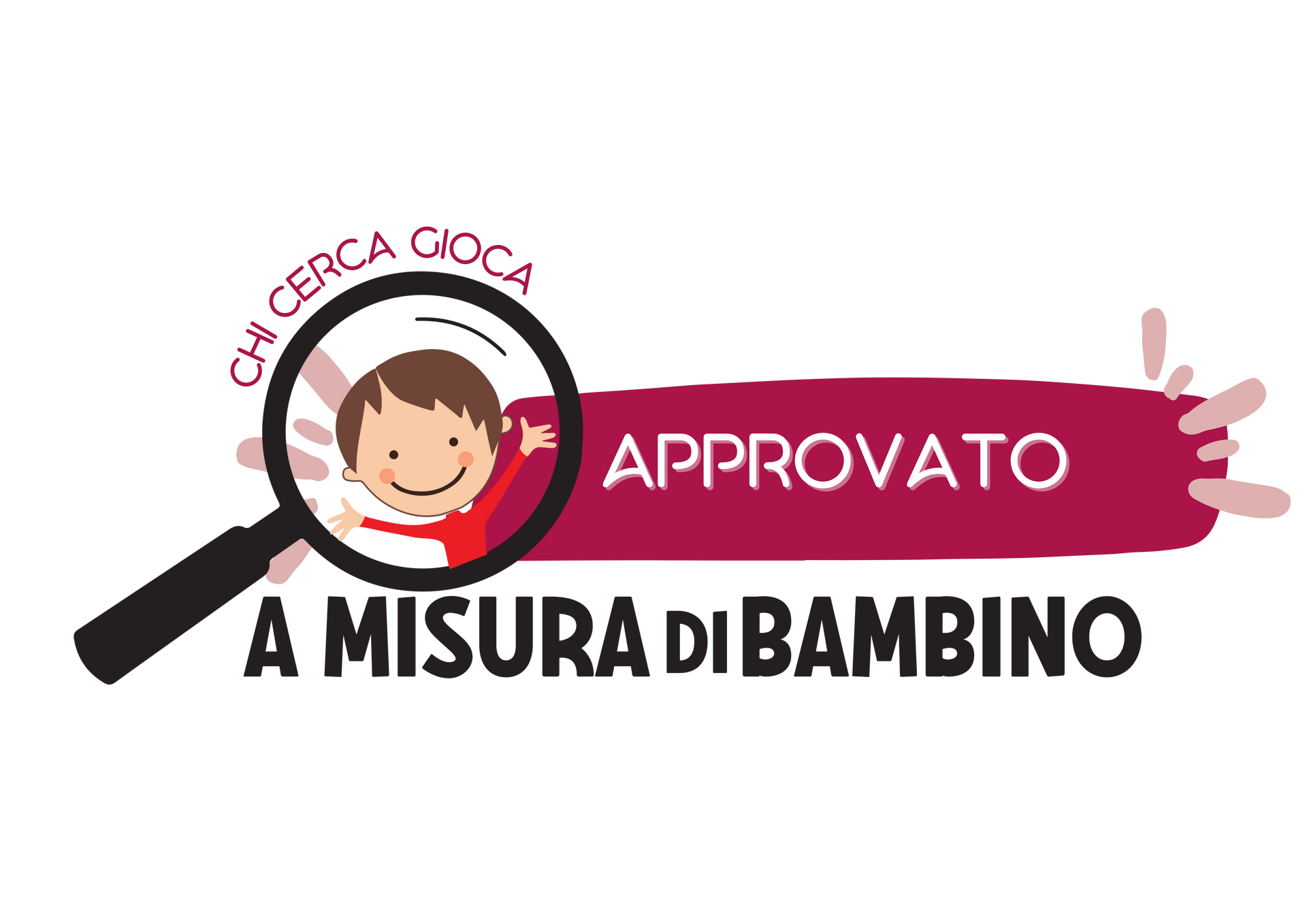 A logo for a company called a misura di bambino