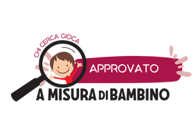 A logo for a company called a misura di bambino