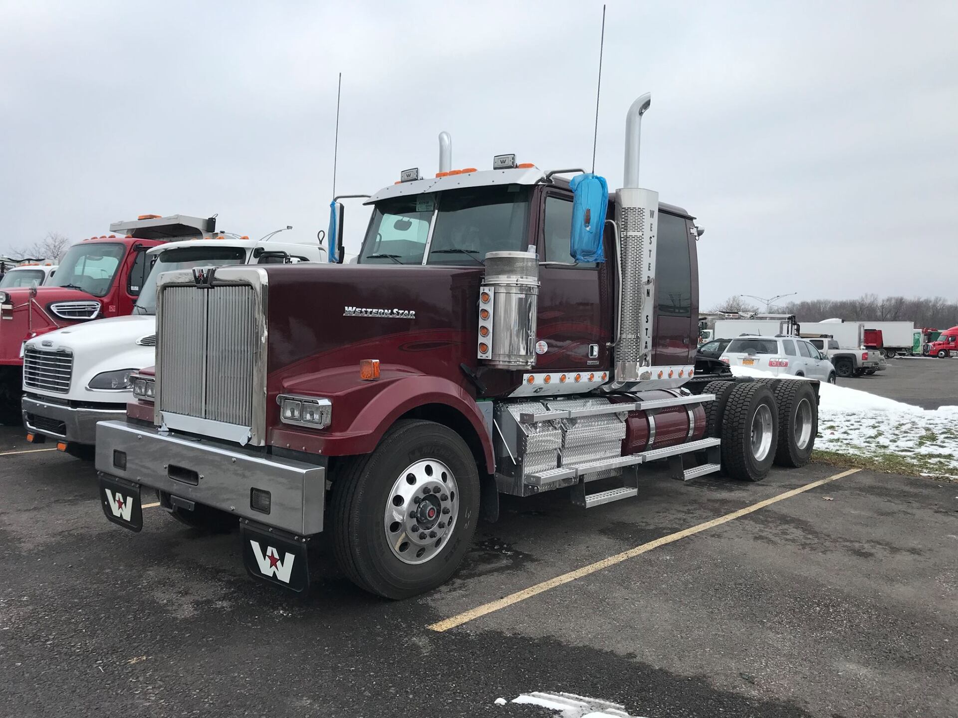 Colucci Maroon Truck — Rome, NY — Colucci Trucking