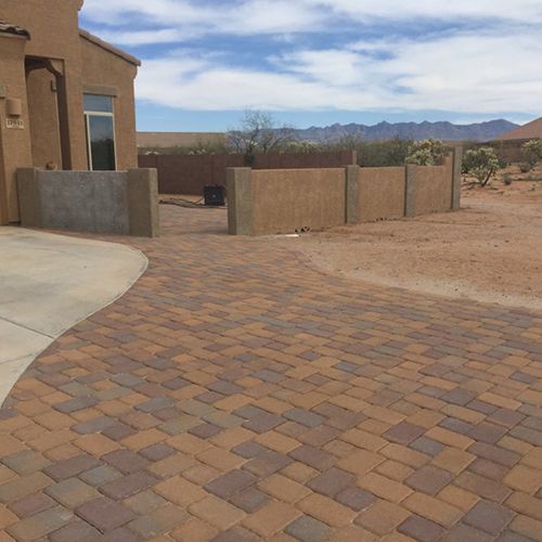 Stone Driveway — Sahuarita, AZ — Amazing Scapes LLC
