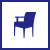 modern furniture reupholstery icon