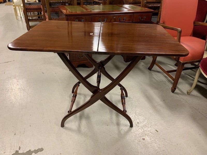 Antique Solid Mahogany Coaching Table