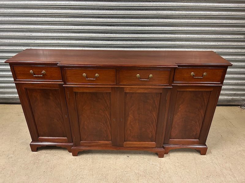 Bright's  of Nettlebed Solid Mahogany Breakfront Sideboard Model No. 3183 