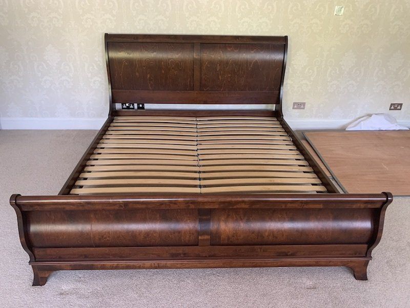 Laura Ashley Broughton Super King Cherry Sleigh Bed Frame