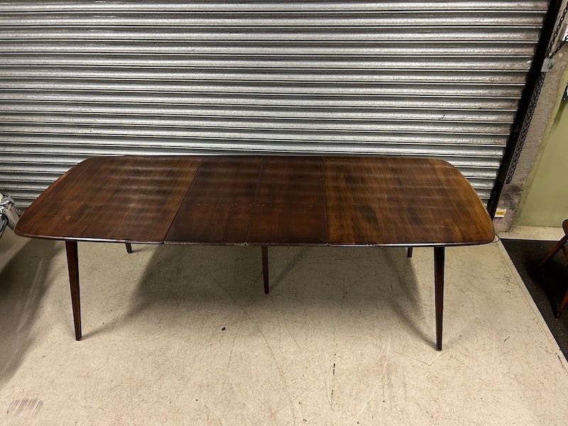 Rare Vintage 1960's Ercol Grand Windsor Extending Elm Dining Table