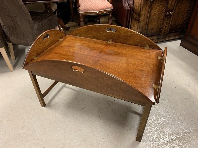 Super Quality Mahogany Butler's Tray