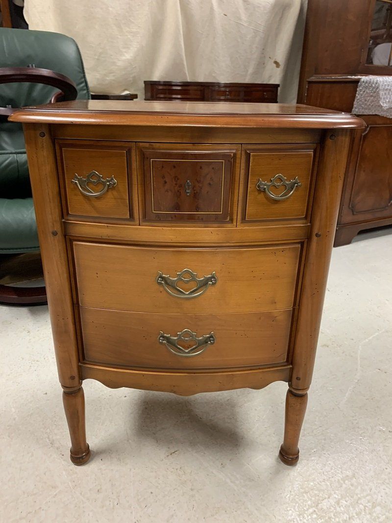 Small Cherry Three Draw Chest of Drawers