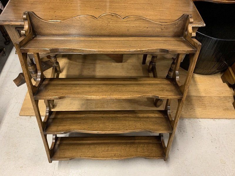 Solid Oak Hanging Plate Rack by Kennedy of Ipswich