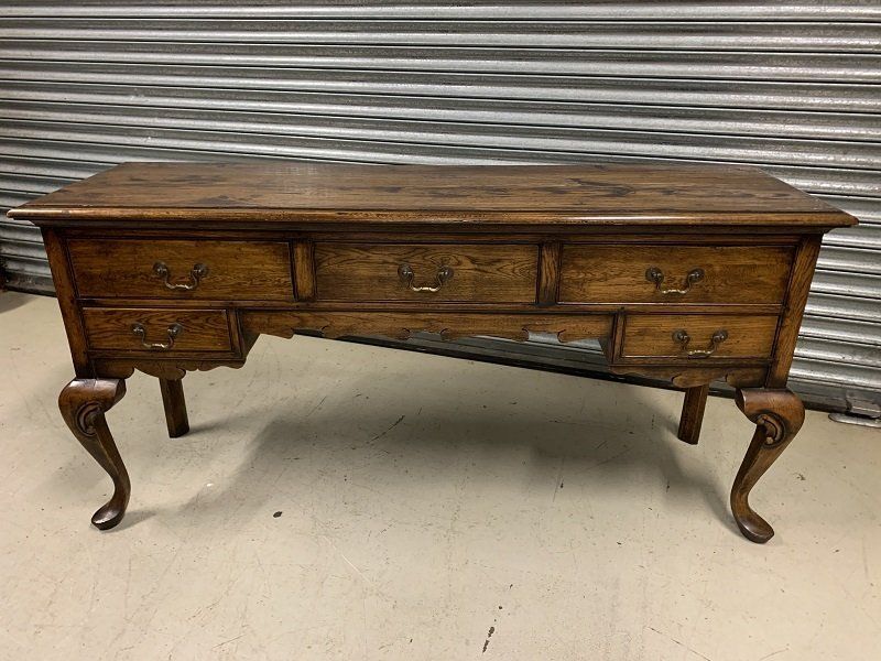 Solid Oak Dresser Base