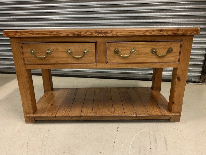 Solid Pine Pot Board Dresser Base