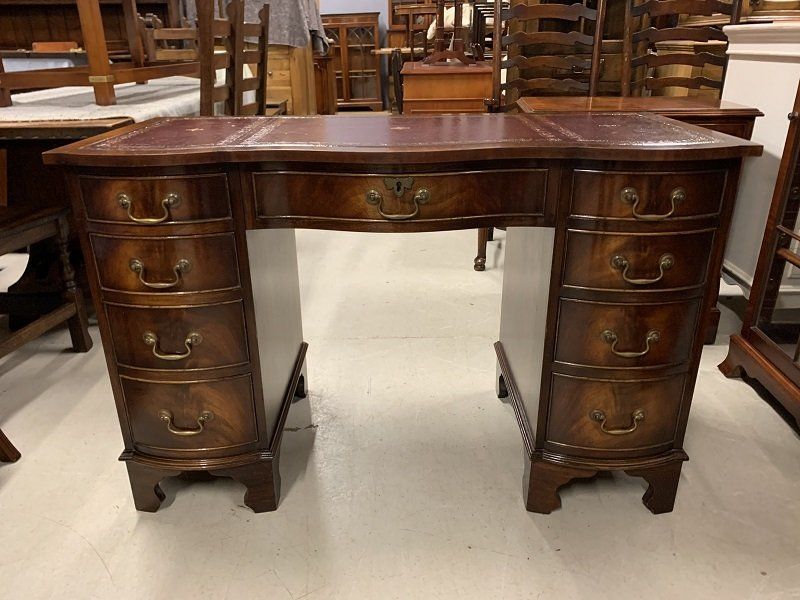 Bevan Funnell Serpentine Fronted Desk & Chair