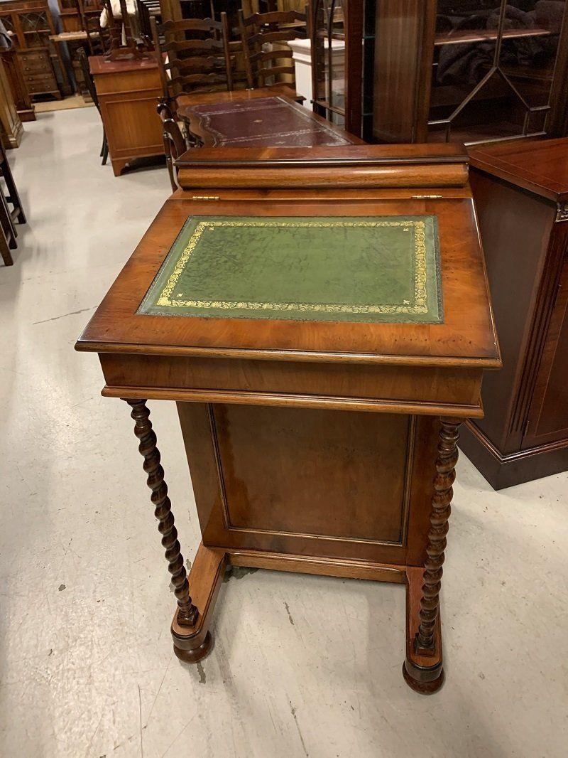 Beautiful Yew Wood Davenport Desk
