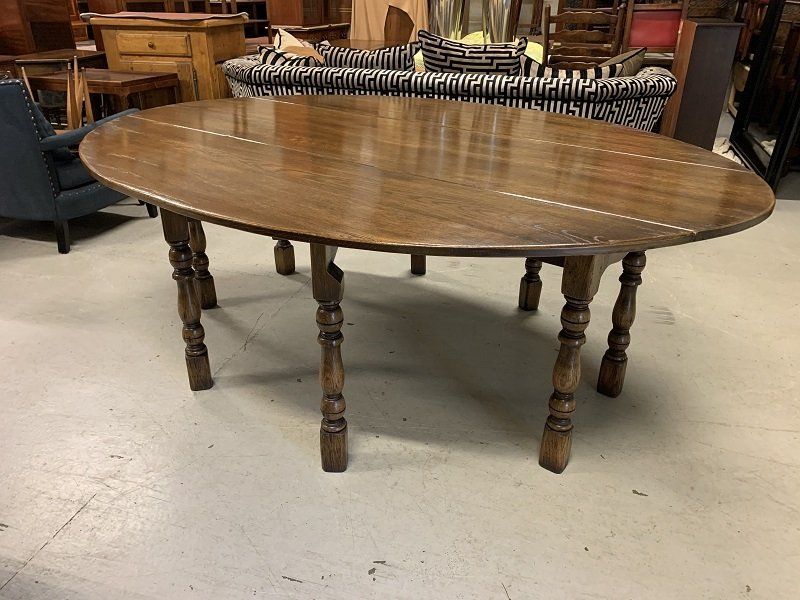 Solid Oak Double Gate Leg Wake Table by Kennedy of Ipswich