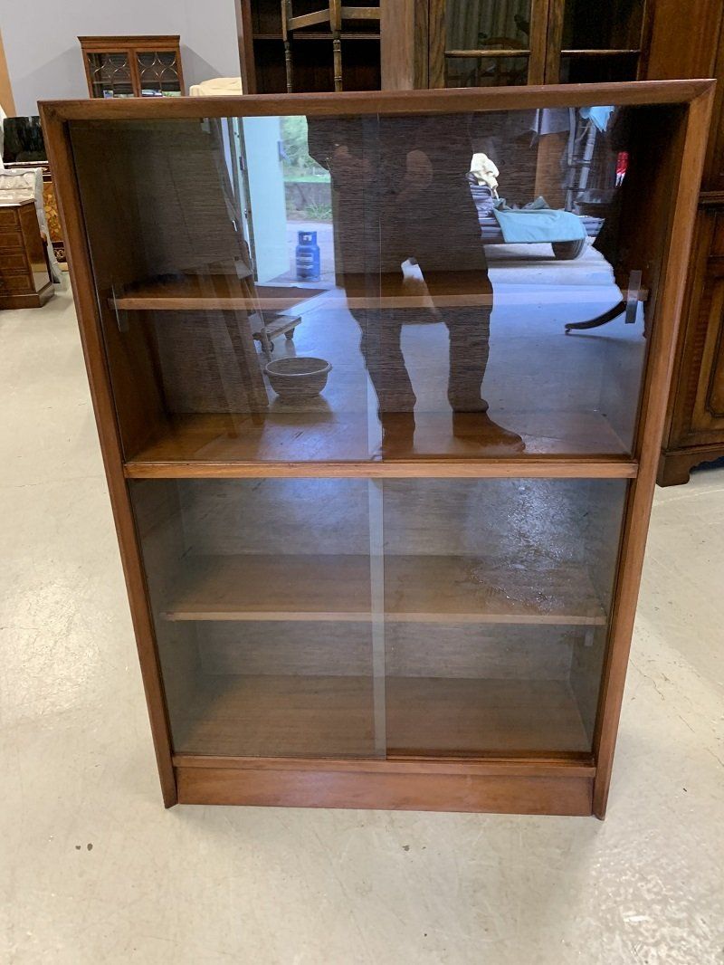 Mid Century Amfrosia Teak Bookcase by Herbert Gibbs