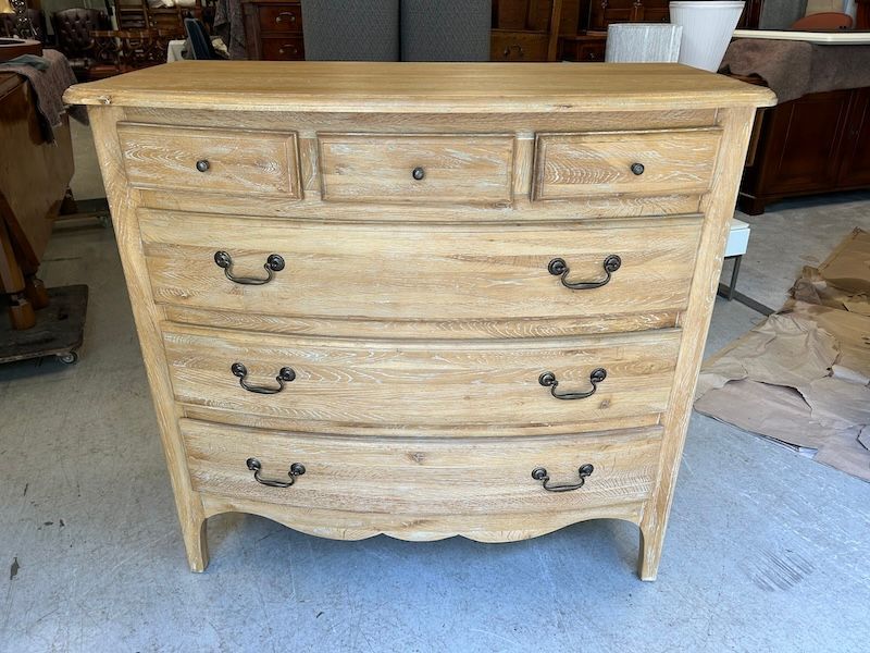 Good Quality French Style 'Audrie' Weathered Oak Chest of Drawers, by Loaf