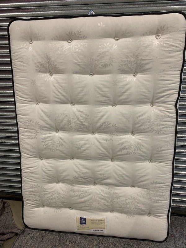 4' 6 Minerva 2000 Double Bed Mattress by Rest Assured