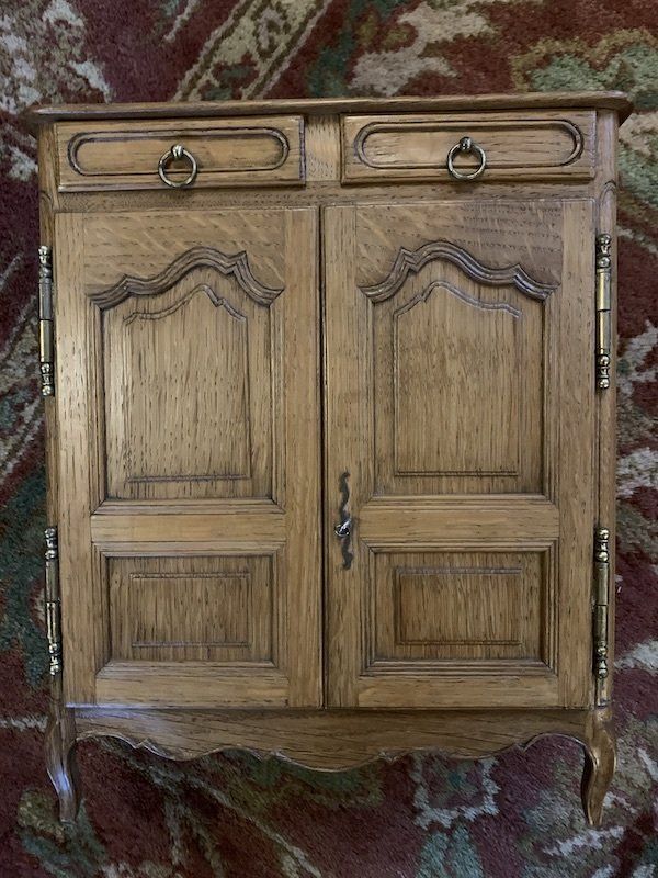 Lovely Miniature French Oak Wardrobe