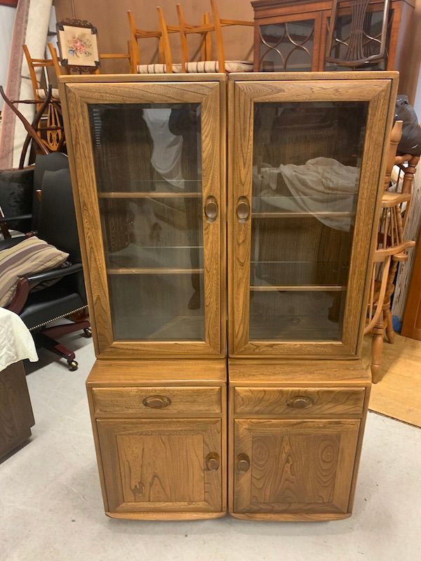 A Pair of Ercol Golden Windsor Cabinets