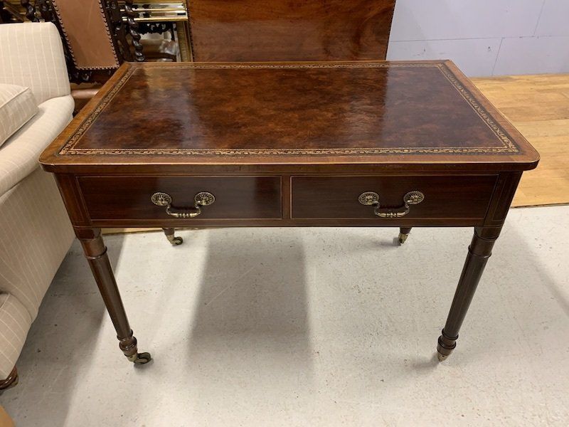 Regency Mahogany Writing Desk / Console Table