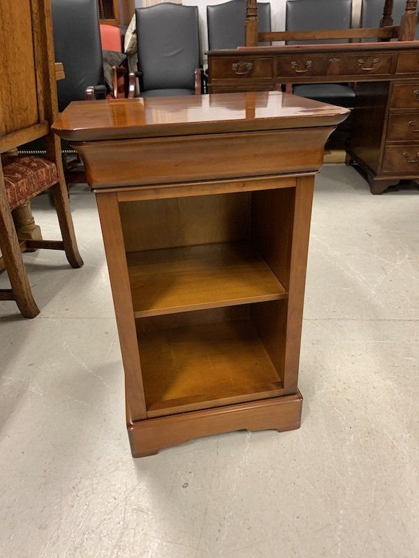 Solid French Cherry Louis Philippe Bedside by Grange