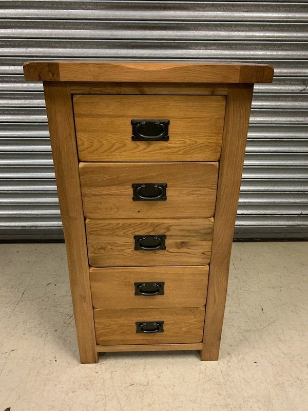 Solid Oak Savoy Wellington Chest of Drawers