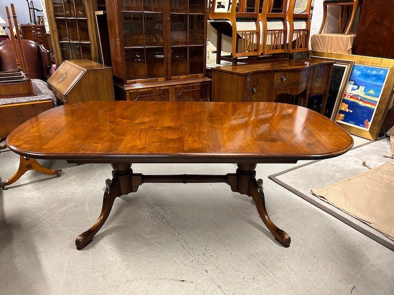 Stunning Solid 7ft - 9ft Walnut Extending Dining Table by Ian Dickson of Ipswich