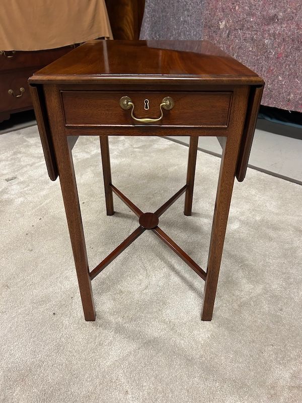 William Tillman Small Mahogany Pembroke Side Table