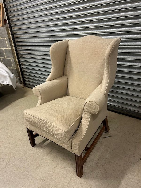 Georgian Style Wing Armchairs From Harrods